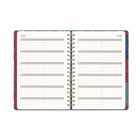 Orange Circle Studio - Agenda à trois onglets non daté - Garden Renaissance - 9.67" x 7.48" - Couleur assortie - Anglais-5