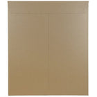 Jam Paper - Enveloppes d'expédition pour photos, kraft, 12 3/4 po x 15 po, avec fermeture à languette détachable, brun-Fermeture : Pelez et collez