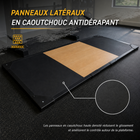 MotionGrey - Plateforme d’haltérophilie olympique  avec surface antidérapante - Noir-Poids lb: 352,7