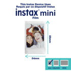 Fujifilm - Instax Mini Instant ensemble de films instantanés, 20 poses - Macaron/Bonbons-5