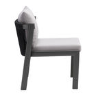 Zuo - Horizon Chaise de salle à manger - Gris - Ensemble de 2-Garantie limitée de 3 ans