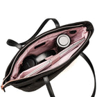 Swissdigital - KATY ROSE NG Sac fourre-tout Noir avec lumière LED-TISSU HYDROFUGE : Aide à protéger de la pluie légère à modérée.