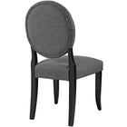 Modway - Button Restauration Fauteuil d’appoint - Gris-Sept boutons placés symétriquement
