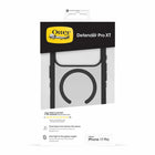 OtterBox - Étui Defender Pro XT MagSafe avec Contrôle de la Caméra pour iPhone 17 Pro - Côté obscur Noir-Les aimants intégrés se fixent fermement aux chargeurs et accessoires MagSafe