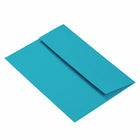 JAM Paper - Enveloppes d'invitation colorées A1 à 4 barres - 3 5/8 x 5 1/8 - bleu recyclé - Paquet de 100-Couleur : enveloppes en papier bleu