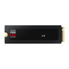 Samsung - 9100 série PRO Disque dur interne avec Heatsink PCIe Gen5. X4 NVMe 2.0 - 2 To - Noir-Expérience élargie , Capacité supermassive avec une compacité exceptionnelle