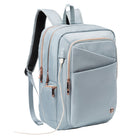 Swissdigital Design - Katy Rose Sac à dos avec SDD Finder - Bleu sarcelle-Le manchon de chariot s'adapte sur la poignée de bagage verticale pour avoir les mains libres. Le compartiment rembourré pour ordinateur portable est généralement conçu pour s'adapter à n'importe quel ordinateur portable ou tablette jusqu'à 16". Le compartiment rembourré pour tablette est généralement conçu pour s'adapter à n'importe quelle tablette jusqu'à 12,9".