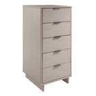 Manhattan Comfort - Granville commode haute et étroite moderne 23,62" - gris clair-17,72 po L x 23,62 po l x 48,98 po H