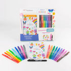 Tombow - Apprendre à Doodle kit-Marqueur permanent MONO Twin avec encre noire et deux pointes – pointe large et pointe fine