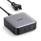 UGREEN - Chargeur rapide USB-C/USB-A de bureau GaN 100 W-Vivez une expérience de charge encore plus pratique avec le chargeur multiport 4-en-1 de 100 W de UGREEN. Ce chargeur polyvalent offre une gamme de fonctionnalités conçues pour alimenter vos appareils rapidement et efficacement