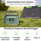 Yoshino - B330 SST Centrale électrique continue portable à semi-conducteurs de 330 W-CONCEPTION COMPACTE RÉCOMPENSÉE - Une seule cellule à semi-conducteurs détient plus du double de la capacité d’une cellule de batterie LiFePO4. Cela maximise l’efficacité énergétique dans une unité plus petite, plus légère et plus compacte. Pourquoi transporter du matériel lourd, avec Yoshino, vous n'êtes pas obligé de le faire.
