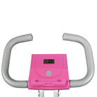 Soozier - Vélo d’exercice pliable avec résistance magnétique à 8 niveaux-L'écran LCD affiche le temps, la vitesse, la distance, les calories brûlées, l'odomètre 