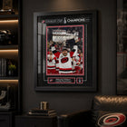 Frameworth - Nikolaj Ehlers 16 po H x 20 po l Cadre signature réplique Carolina Hurricanes Champions de la Coupe Stanley 2026 - Sous licence officielle LNH/AJLNH-Format fini 16x20 pouces pour salon, bureau, salle de sport ou espace de collection