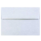  JAM Paper Enveloppes d'invitation parchemin A7 - 5,25 x 7,25 po - Bleu recyclé - paquet de 50-Couleur : bleu, Les enveloppes présentent une finition parchemin marbré pour une touche élégante