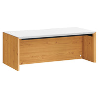 Modway - Kinetic Support mural de 38" Bureau - White Natural-Bureau mural