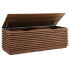 Modway - Render Établi de rangement - Noyer-Plateau articulé