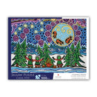 Oscardo - Casse-tête Guidance Moon de Leah Dorion avec motif artistique autochtone - 1000 pièces-Casse-tête de 1000 pièces mettant en vedette l’art autochtone – mettant en valeur des designs authentiques d’artistes des Premières Nations, des Inuits et des Métis de partout au Canada