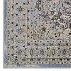 Modway - Elqenna Turc floral vintage orné Tapis de 5 pi l x 8 pi L - Bleu et crème-Résistant aux taches / Facile à nettoyer