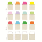Avery - Ultra Tabs - 1 po x 1½ po Mini Onglets, Repositionnables, Marquables Sur Les Deux Côtés, Couleurs Pastel, Paquet de 80-Dimensions: 1 po x 1½ po