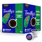 Timothy's - Dosettes K-Cup espresso foncé forêt tropicale, paquet de 48-Torréfaction foncée
