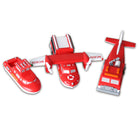 Popular Playthings - Véhicules magnétiques mélanger ou assortir - incendie et secours-Véhicules magnétiques