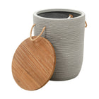 Zuo - Biban Table d’appoint - Naturel/Gris-Bois d’acacia brossé au fini riche et sophistiqué