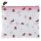 Merangue - Sachet plat givré Capybara-Pochette à crayons givrée