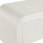Modway - Waterflute 68 po cannelé Meuble TV, Blanc mat-8