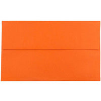 JAM Paper - Enveloppes d'invitation colorées A10 - 6 x 9,5 - orange recyclé - Paquet de 50-Nos enveloppes sont fabriquées à partir de 30 % de papier recyclé de 24 lb et comportent une fermeture en gomme à rabat droit avec une finition lisse