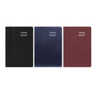 Blueline - 2027 Agenda quotidien DuraGlobe avec reliure à double spirale et couverture souple – 8 po x 5 po – couleurs assorties – bilingue-Inclut un calendrier triennal, des pages de notes, une section contacts et des coins détachables
