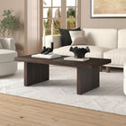 Hudson&Canal - Table basse rectangulaire Soren (122 cm) - Brun aulne-Caractéristiques assemblage facile