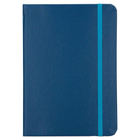 JAM PaperMD – Carnet à couverture rigide avec fermeture à élastique, bleu, moyen, 5 x 7-Cahier de notes à couverture rigide