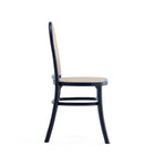 Manhattan Comfort - Lot de 4 chaises de salle à manger Paragon 44,5 cm style industriel chic - noir et gris-Livré chez vous entièrement assemblé Aucun assemblage requis