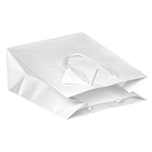 JAM Paper Sacs-cadeaux lustrés, format moyen, 8 x 4 x 10 po, blanc, 6/paquet (672GLwha)-Dimensions : 8 x 4 x 10 po