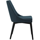 Modway - Viscount Tissu Chaise à manger - Azure-Rembourrage en mousse dense