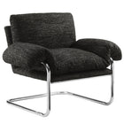 Modway - Ansel Tissu Boucle Chaise d’accent - Charbon de bois-Tissu boucle Tissu Rembourrage