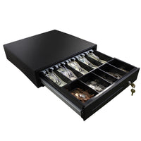 Adesso - Tiroir-caisse 16" MRP-16CDC avec plateau amovible - Version canadienne - Noir-Séparateurs réglables
