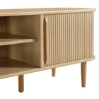 Modway - Contour 63 po Bois Meuble TV, Chêne-10