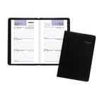 AT-A-GLANCE - Cahier de rendez-vous hebdomadaire 2027 - 6 po H x 3 3/4 po l - noir - bilingue-Format des pages : 6 po H x 3 3/4 po l
