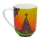 Oscardo - Tasse porcelaine « Guardians » de John Rombough - 485 ml-Tasse en porcelaine à forme large - Contient 485 ml / 16 oz, idéale pour le café, le thé et les boissons chaudes
