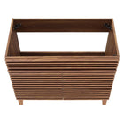 Modway - Render 36" Armoire à coiffeuse de salle de bain - Noyer-8