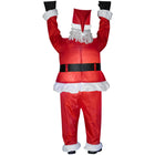 GEMMY - Père Noël gonflable suspendu au toit - 198 cm-Suspension au niveau de la ligne de toiture ou de l'avant-toit