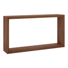 Hudson&Canal - Console Osmond 55" L - Noyer satiné-Un design contemporain moderne pour votre entrée, votre salon, votre bureau et plus encore