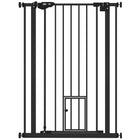 PawHut - Porte pour animaux de compagnie 41" avec porte de passage-Le système de double verrouillage garantit que votre animal est sécurisé à un endroit et offre une sécurité maximale