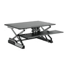TygerClaw - Poste de travail assis-debout  (LCD140339A)-Mince et léger, durable pour une utilisation prolongée