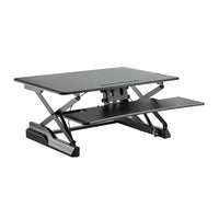 TygerClaw - Poste de travail assis-debout  (LCD140339A)-Mince et léger, durable pour une utilisation prolongée