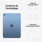 Apple - iPad 11 po, Puce A16, Wi-Fi, 128 Go, Bleu-8