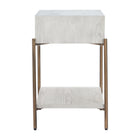 Zuo - Yoru Table d’appoint - Chêne blanc-Garantie limitée de 3 ans