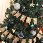 HOMCOM - Sapin de Noël artificiel pré-éclairé de 6' avec LED et décorations-Les branches sont ignifugées pour plus de sécurité. La base en acier offre un support fiable 