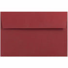 JAM Paper - Enveloppes d'invitation A9 - 5,75 x 8,75 - rouge foncé - Paquet de 50-Caractéristiques de l'enveloppe : Fermeture en gomme à rabat droit, finition en papier lisse de haute qualité